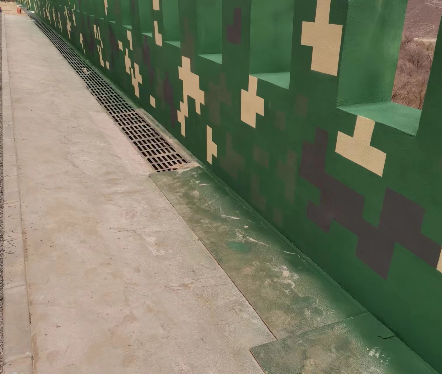 宁波围墙迷彩喷涂,数迷彩漆