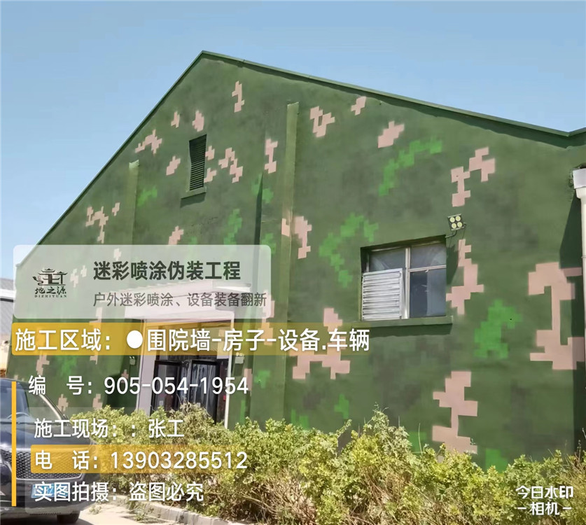 宁波外墙数码迷彩漆施工报价清单（100㎡标准墙面测算）